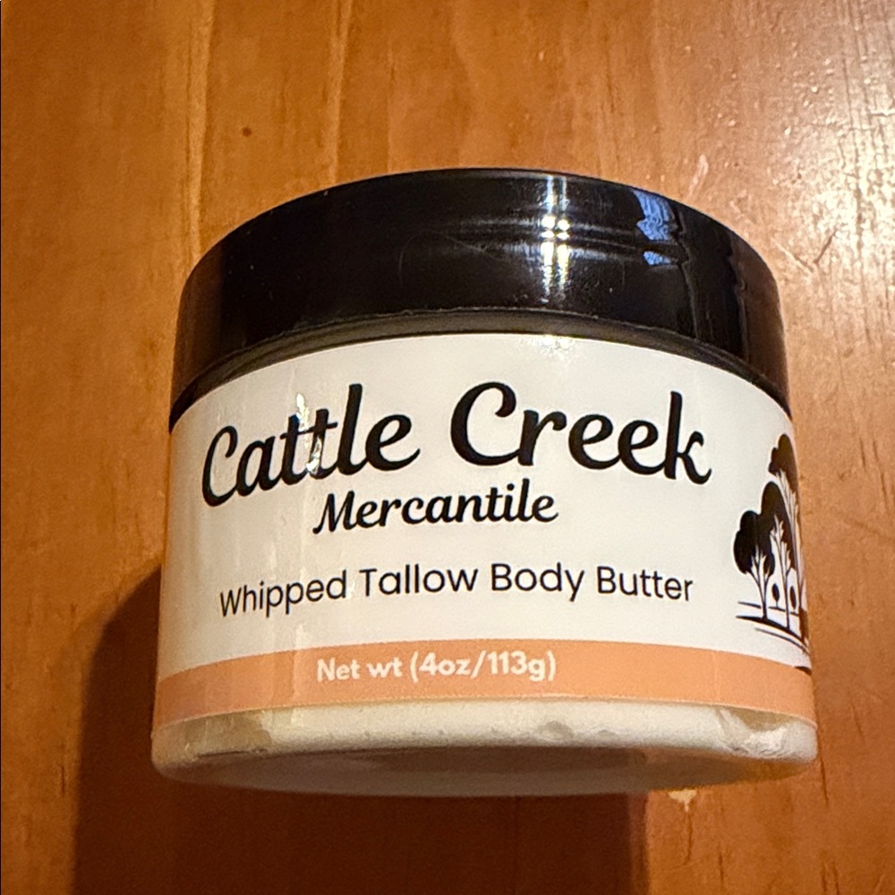 Whipped Tallow Body Butter - Black and Cream
